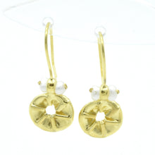 Aylas Pearl earrings - 21ct Gold plated 925 Silver - Handmade in Ottoman style