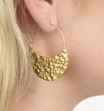 Aylas Hoop Earrings - 21ct Gold plated 925 Silver - Handmade in Ottoman style