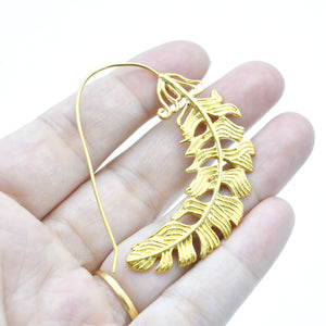 Aylas Hoop Earrings - Handmade 21ct Gold plated by Artisans